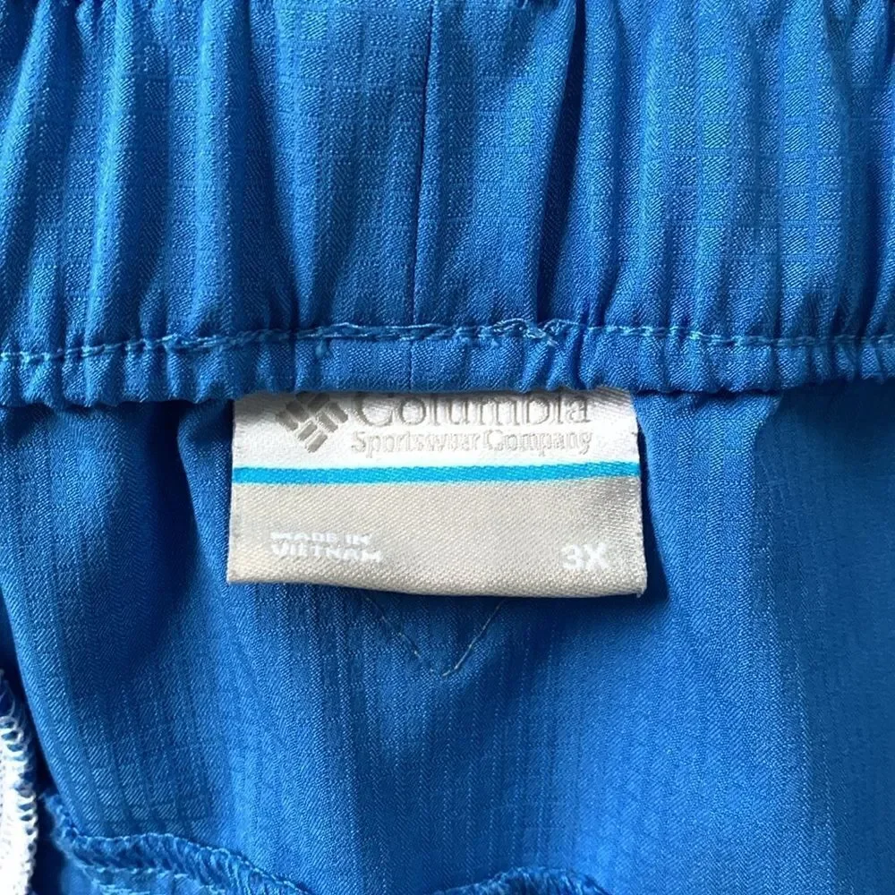 Columbia performance fishing gear PFG bright blue shorts size 3x